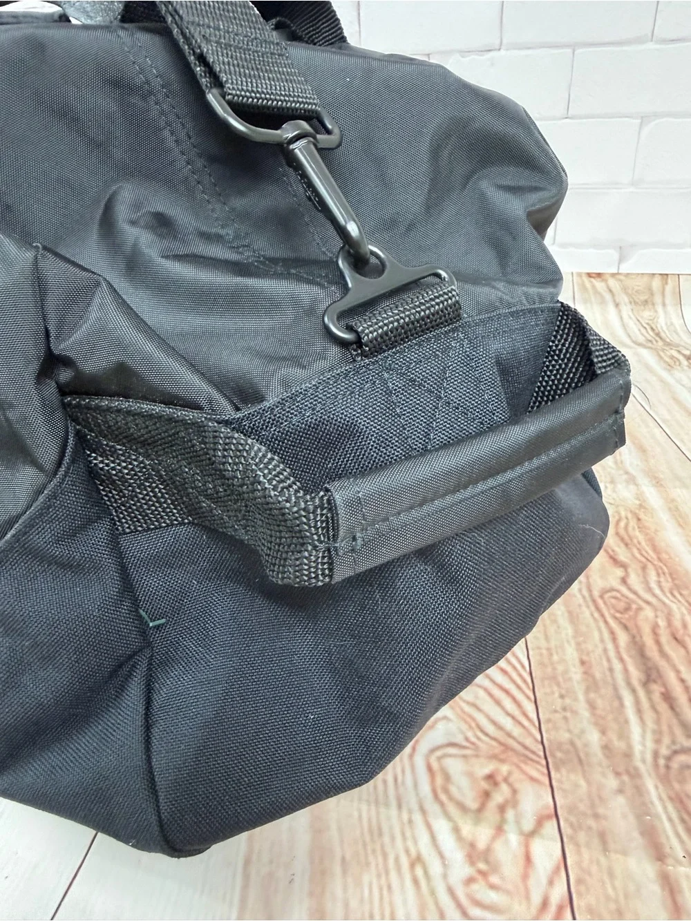 L.L. Bean Black Men's Duffel with Front Zip Pocket